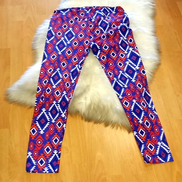 LulaRoe Printed Leggings- T&C-#1563+ - Picture 6 of 10